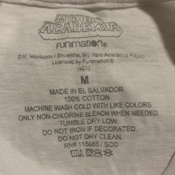 💓 my hero academia funimation graphic T-shirt medium - Picture 3 of 4